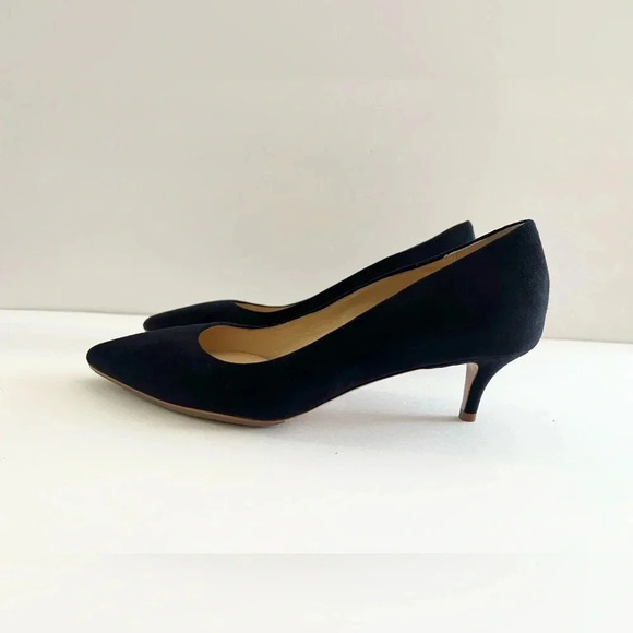 Marion Parke Suede Kitten Heel Pump | Classic Pump 45 - Picture 5 of 8